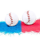 BW-03 Event 1 Pink 1 Blue 4" Baseball Gender Reveal Balls For Baby